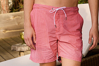 Short de bain homme rayé Rose - BRENTAN
