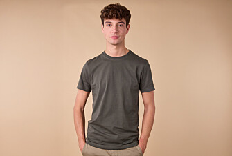 Tee-shirt coton bio uni Vert foncé - EDGAR III