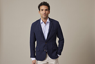 Blazer lin homme Navy - LUBIN