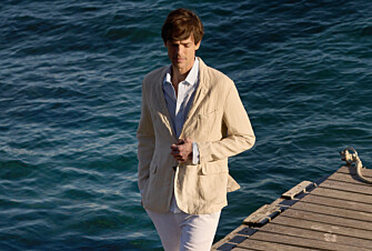 Blazer lin homme Beige Clair - LUBIN