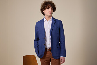Blazer lin homme Bleu Indigo - LUBIN