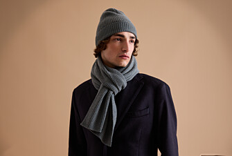 Écharpe Laine Homme Vert chiné