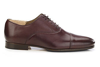 Richelieu homme Bordeaux - semelle cuir avec patin - LENNOX PATIN