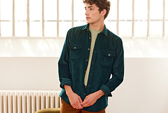 Surchemise en velours Vert Sombre - VICTORIN