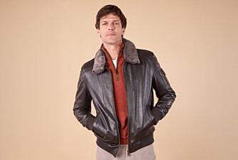 Blouson aviateur homme Chocolat - EVERETT II