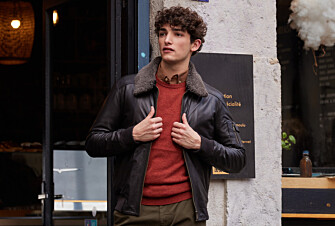 Blouson aviateur homme Chocolat - EVERETT II