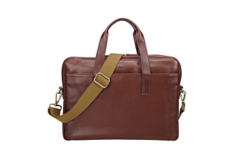 Cartable en cuir cognac - HARWINTON