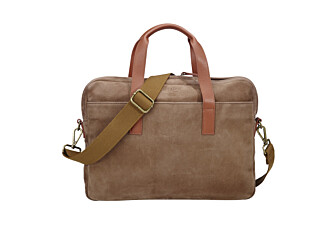 Cartable en velours tabac - HARWINTON