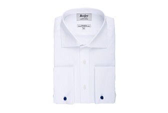 Chemise Blanche à boutons de manchettes - OTELLO