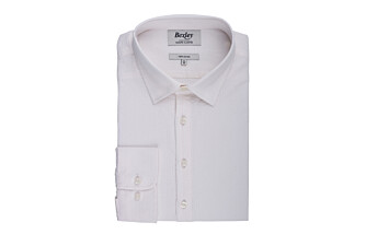 Chemise homme seersucker Blanc rosé - WILDEBERT