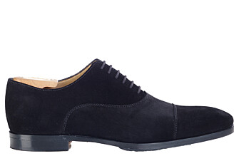 Richelieu Velours Noir homme semelle cuir  - SPEZIA II PATIN
