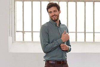 Chemise flanelle Vert Tilleul - ANDER