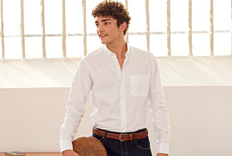 Chemise Blanche 100% coton - Col américain - EVHAN