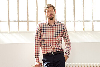 Chemise flanelle Rouge et Ecru - Poche poitrine - ALDERICK