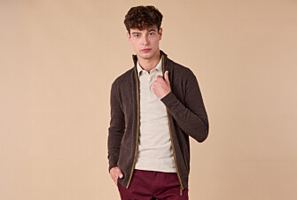 Gilet homme laine Chocolat Foncé - KANTHER