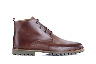 Boots semelle gomme homme Chocolat patiné - CANFIELD GOMME