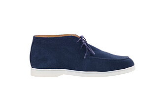 Bottines casual homme Velours Navy - SERENOA