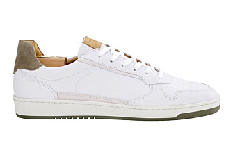 Sneakers cuir homme Blanc craie - KOLORA