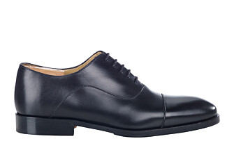 Richelieu homme Noir semelle cuir avec patin - GRAKLEY