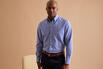 Chemise bleu carreaux blanc - JACEN