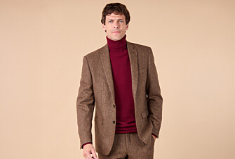 Blazer homme Chevron Marron - LAURIAN