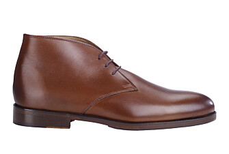 Low boots cuir homme Châtaigne Patiné - DOVAM PATIN