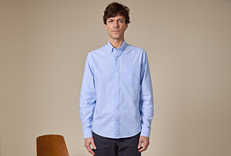 Chemise Oxford homme Bleu Ciel - Col américain - BRADFORD II