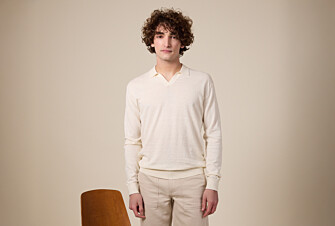 Pull homme col polo Ficelle - BRAVLIN