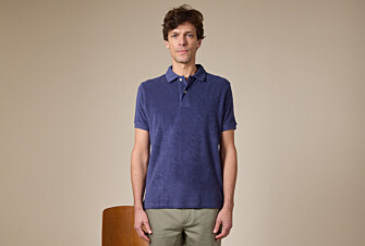 Polo homme Indigo - Finition lavée - ANDRIAN II