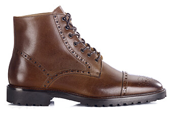 Bottine homme - Cognac Patiné - HEYBRIDGE GOMME