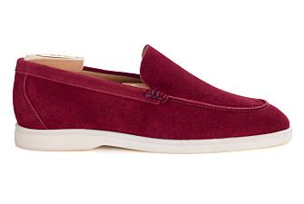 Mocassin homme - Velours Rubis - MANASOTA III