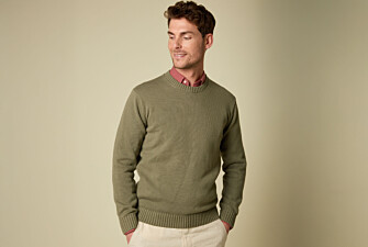 Pull col rond - Kaki - CALDERIK