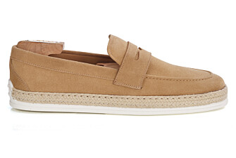 Mocassin Homme en Velours Camel - MUNTIRI