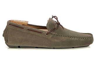 Mocassin Homme en Velours Vert Sauge - FLAGAMI II