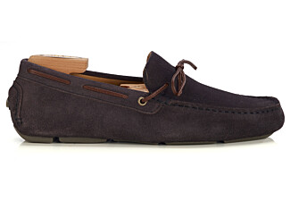 Mocassin Homme en Velours Charbon  - FLAGAMI II