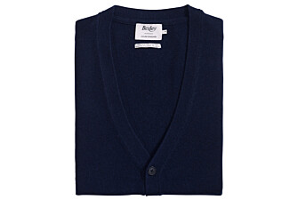 Cardigan homme boutonné marine en laine d'agneau - OWEN III