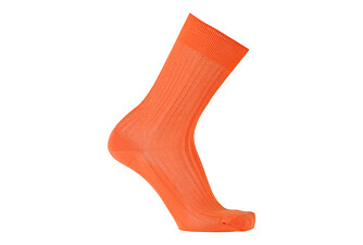 Chaussettes ville homme fil d’Écosse Orange