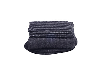 Chaussettes ville homme fil d’Écosse Noir et Gris