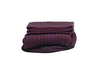 Chaussettes ville homme fil d’Écosse Marron et Rouge