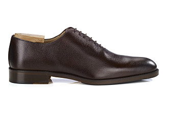 Richelieu homme Chocolat Grainé Patiné - PETER