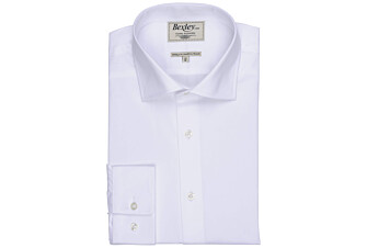Chemise blanche coton twill double fil - GIORGIO