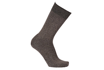 Chaussettes homme épaisses coton Chocolat Chiné