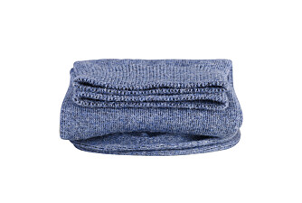 Chaussettes homme épaisses coton Bleu foncé chiné - CHAUSSETTES ÉPAISSES COTON