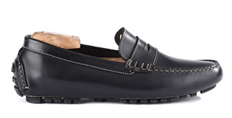 Mocassin été homme cuir Noir - FERGUSON