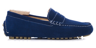 Mocassin été homme Velours Indigo - FERGUSON