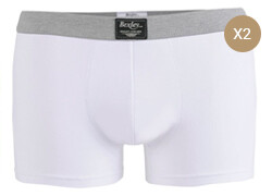 Boîte de 2 boxers homme Blanc - ELLIOT