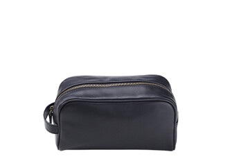 Trousse de voyage en Cuir Noir