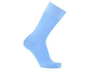 Chaussettes homme fines coton Bleu Ciel