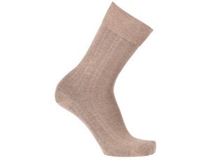Chaussettes homme fines coton Taupe Chiné