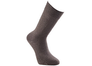 Chaussettes homme fines coton Chocolat chiné